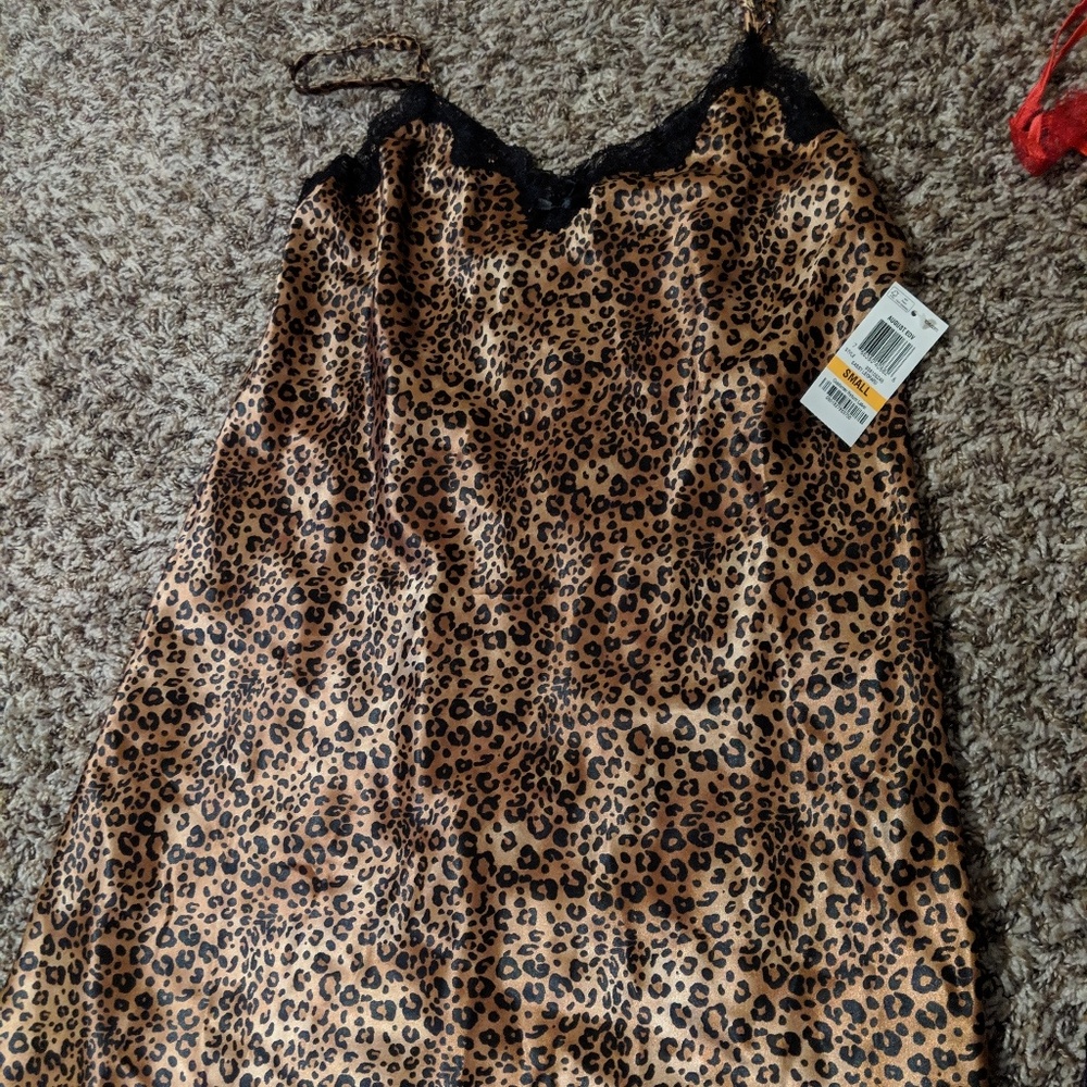 Leopard print lingerie